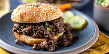 Mongolian Beef Sloppy Joes